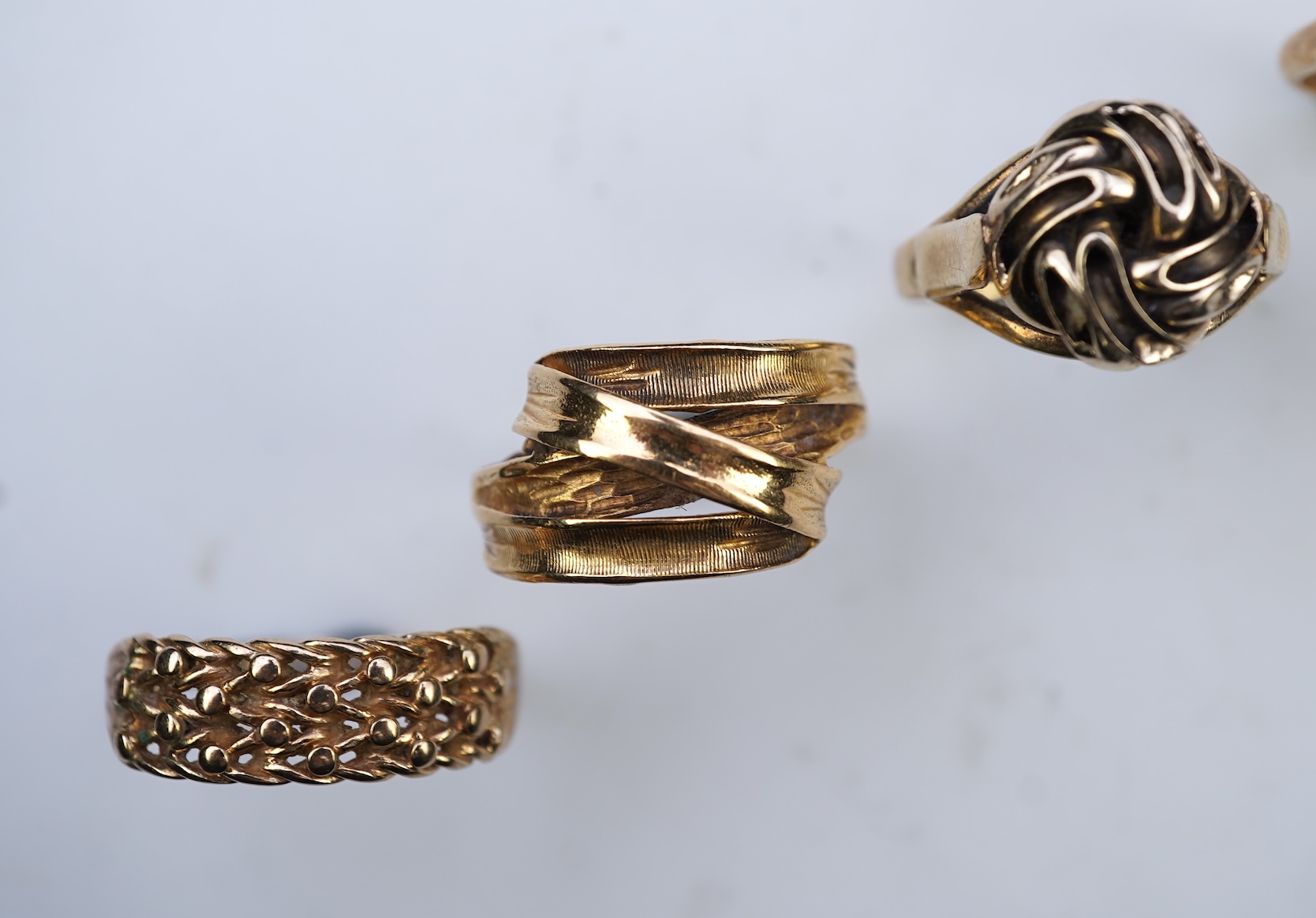 A collection of four rings